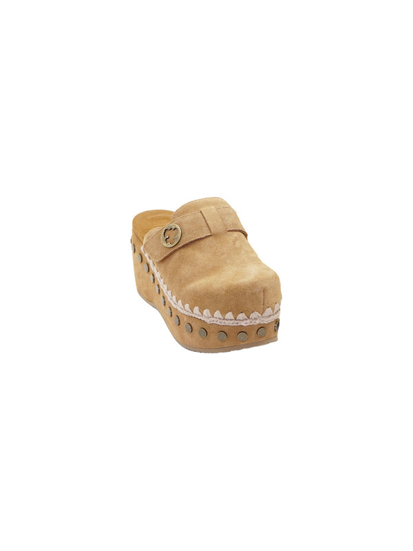 Clog plain suede