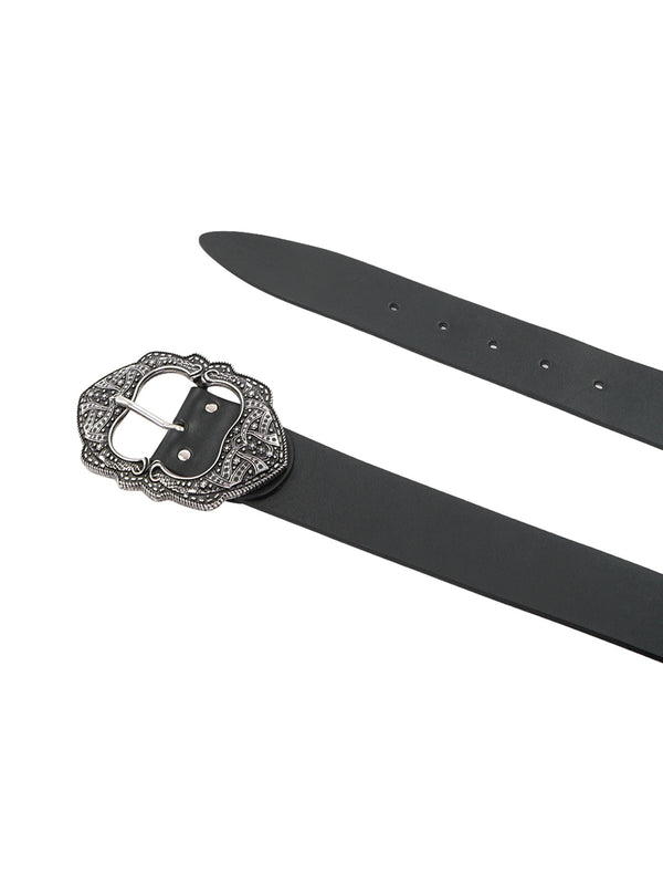 Ceinture en cuir avec boucle vintage