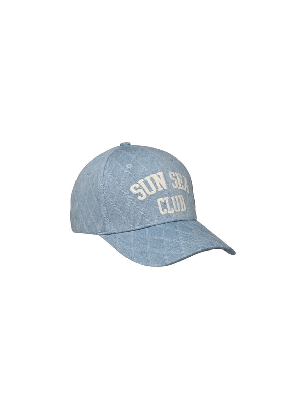 Cappello a visiera in denim
