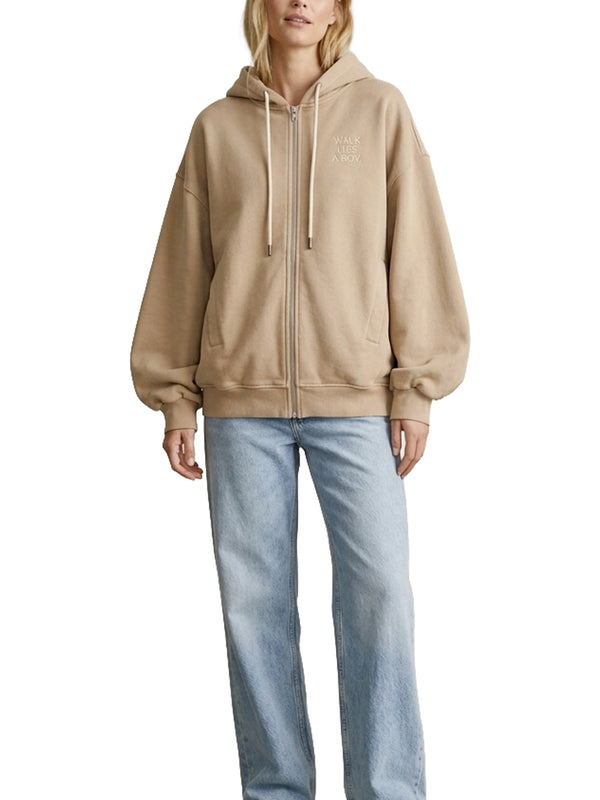 Felpa oversize con cappuccio