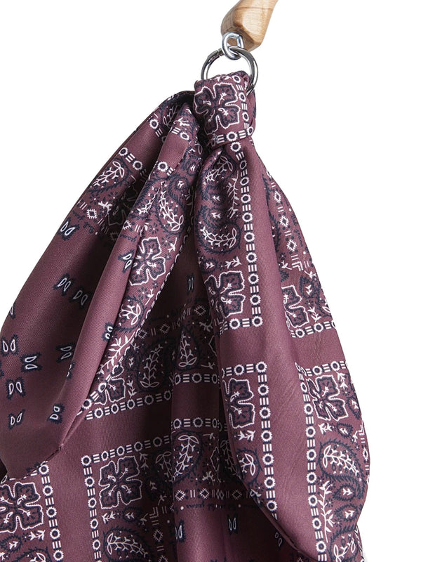 Borsa a sacca con stampa bandana