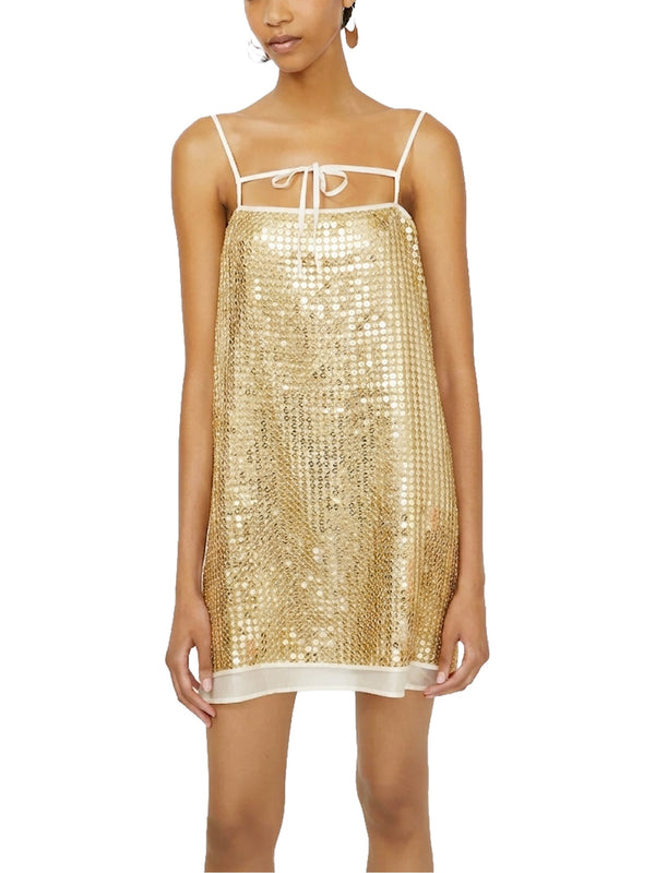 Mini abito con paillettes