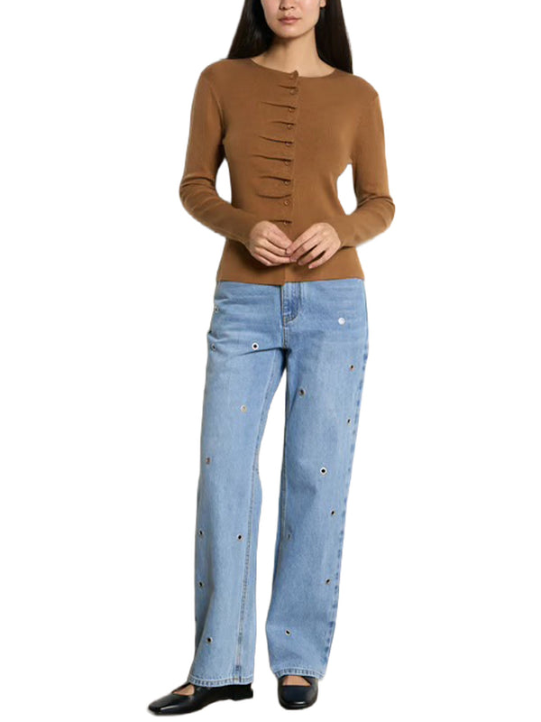 Jeans con borchie