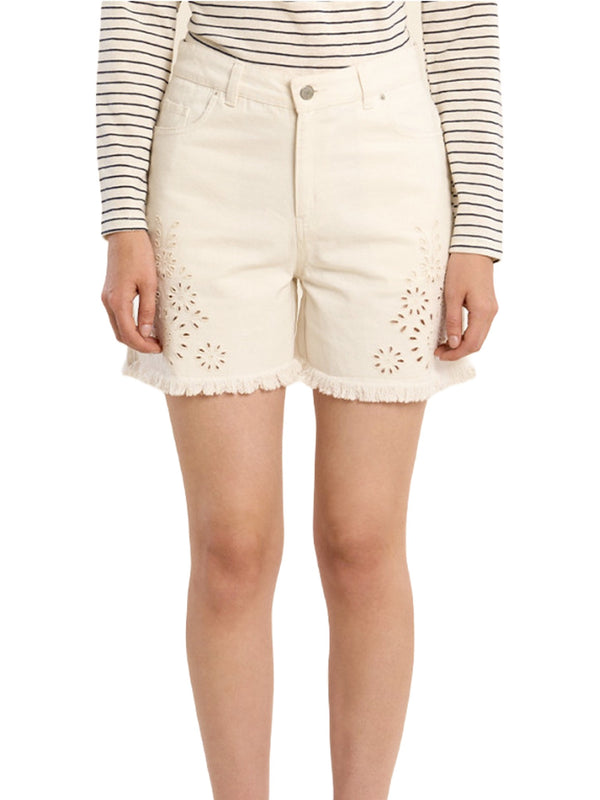 Shorts ricamati