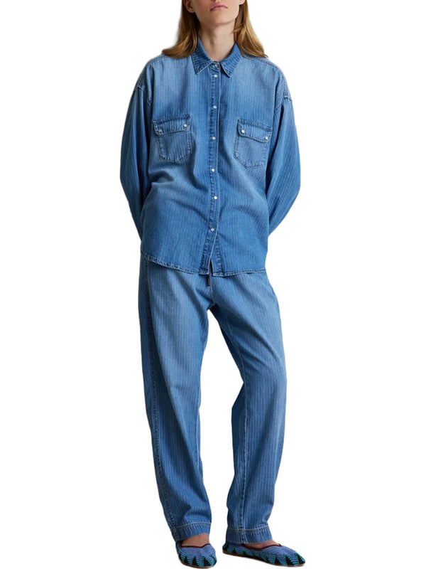 Camicia oversize in denim