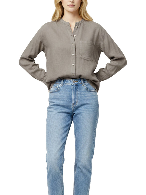 Camicia coreana in lino