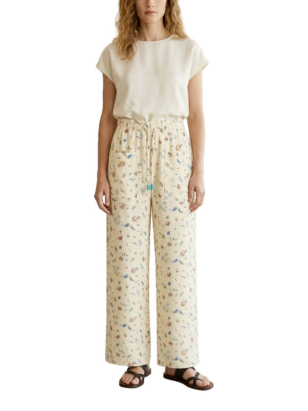 Pantalone a fiori