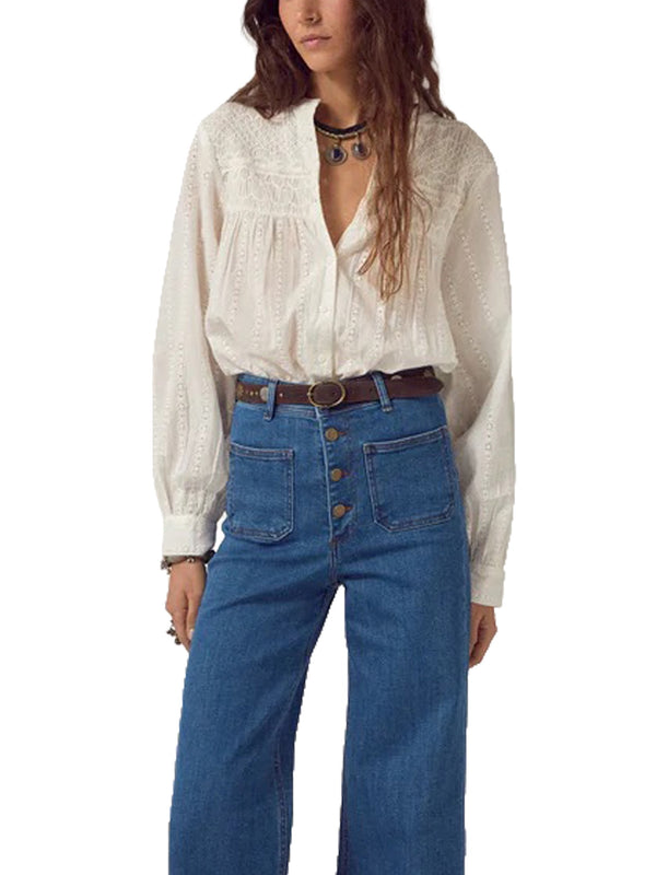 Camicia con ricami