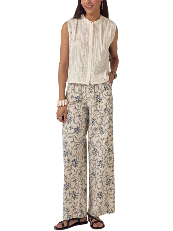 Camicia gilet ricamata