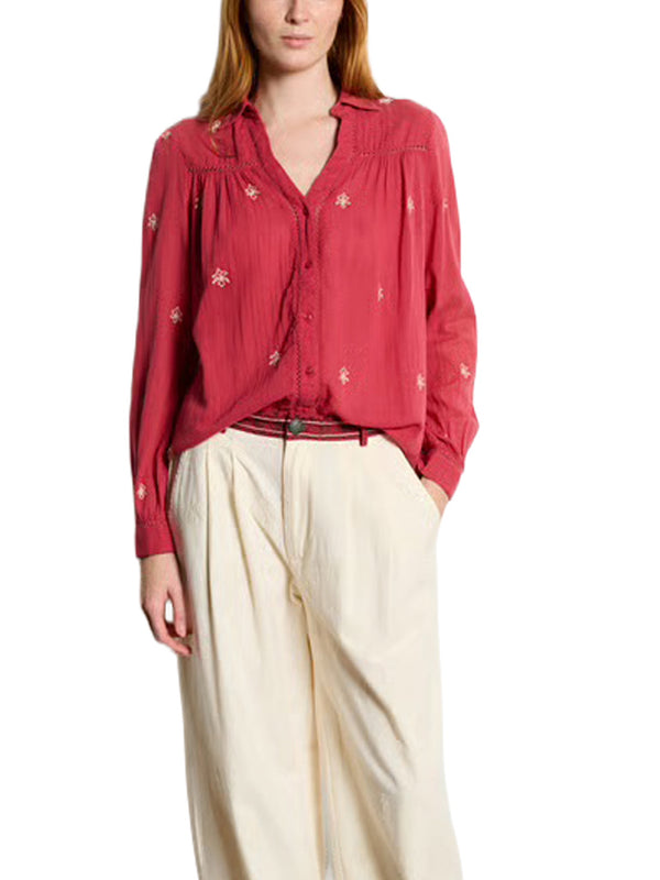 Camicia ricamata