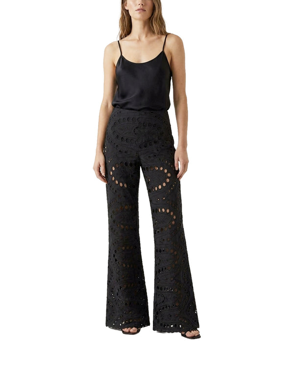 Pantalone a zampa sangallo