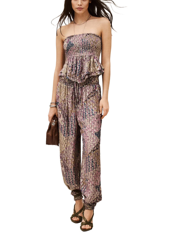 Pantalone stampa patchwork
