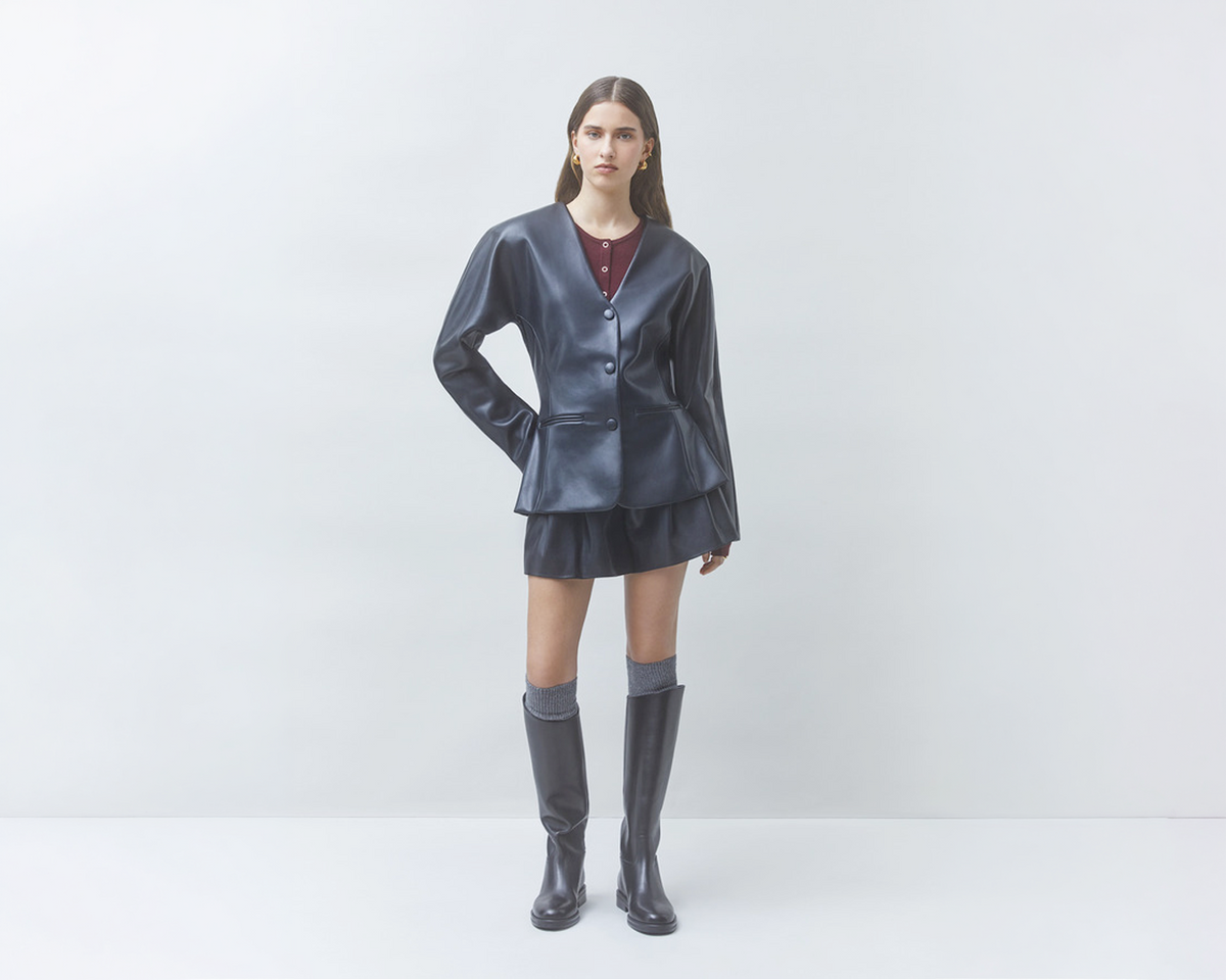 Leather Geometry & Contrast