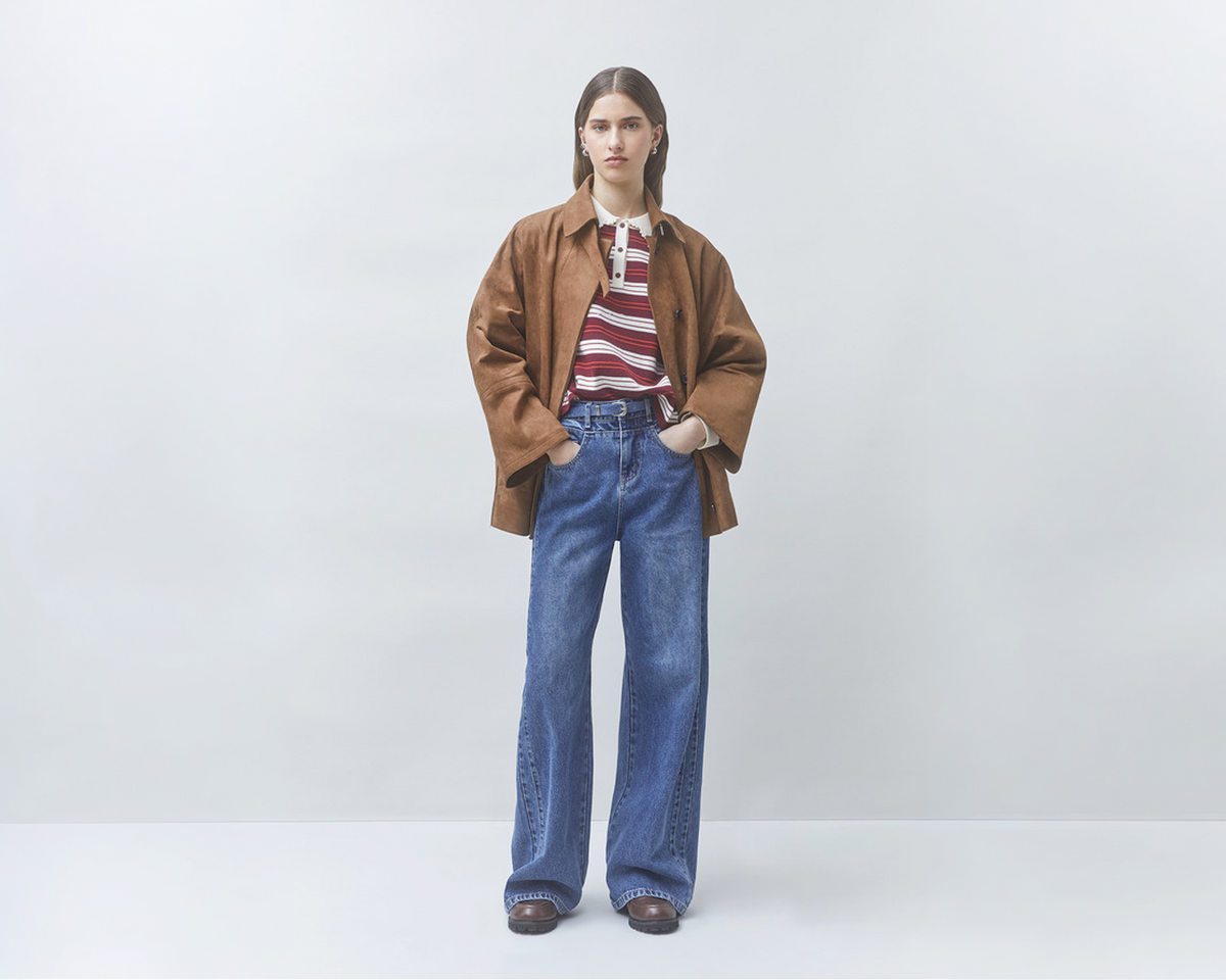 Suede & Denim Layering