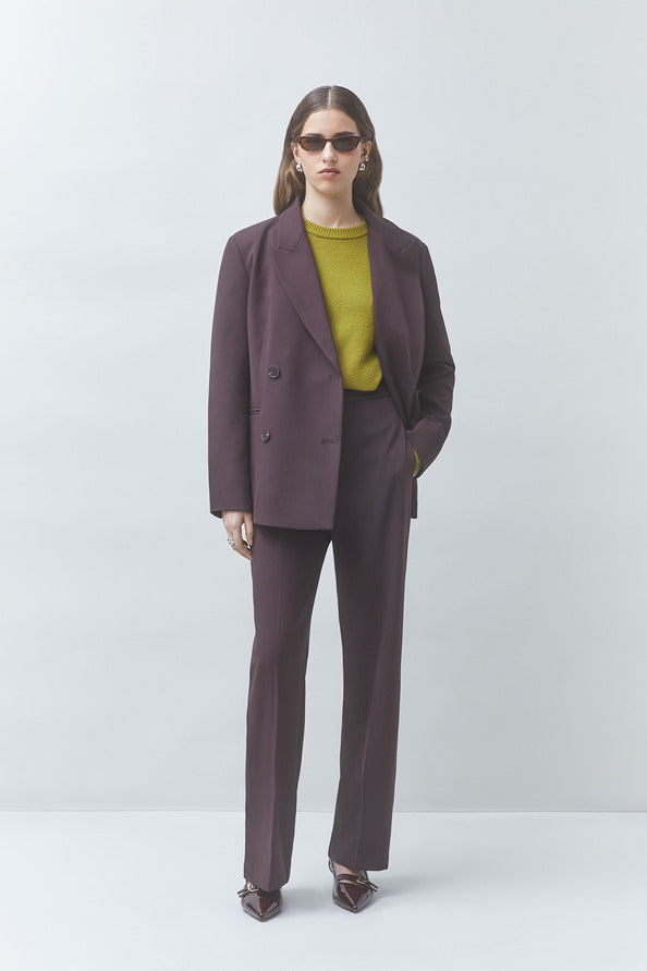 Plum & Chartreuse Tailoring