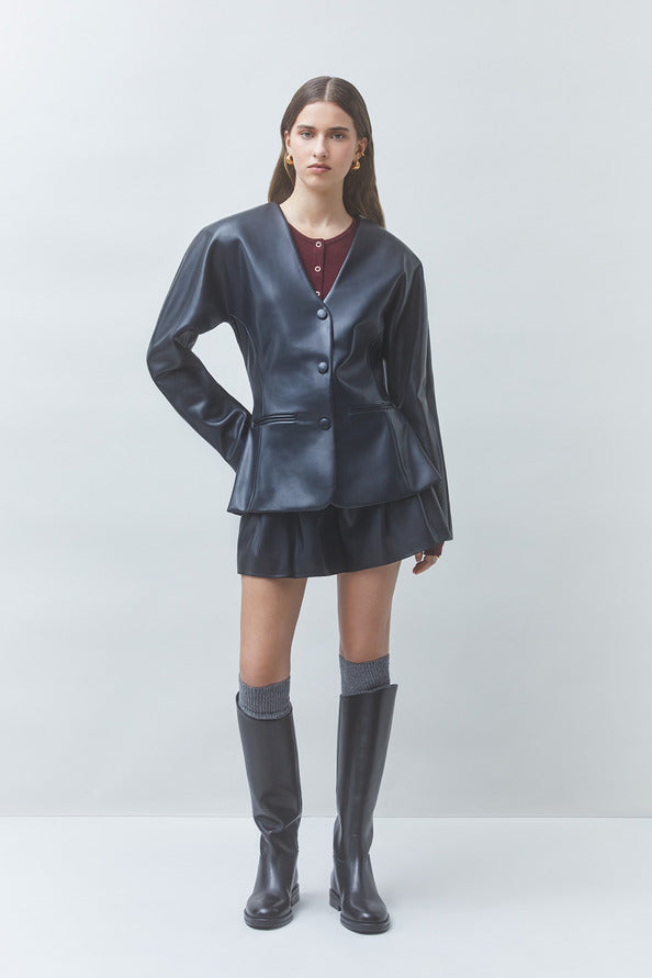 Leather Geometry & Contrast