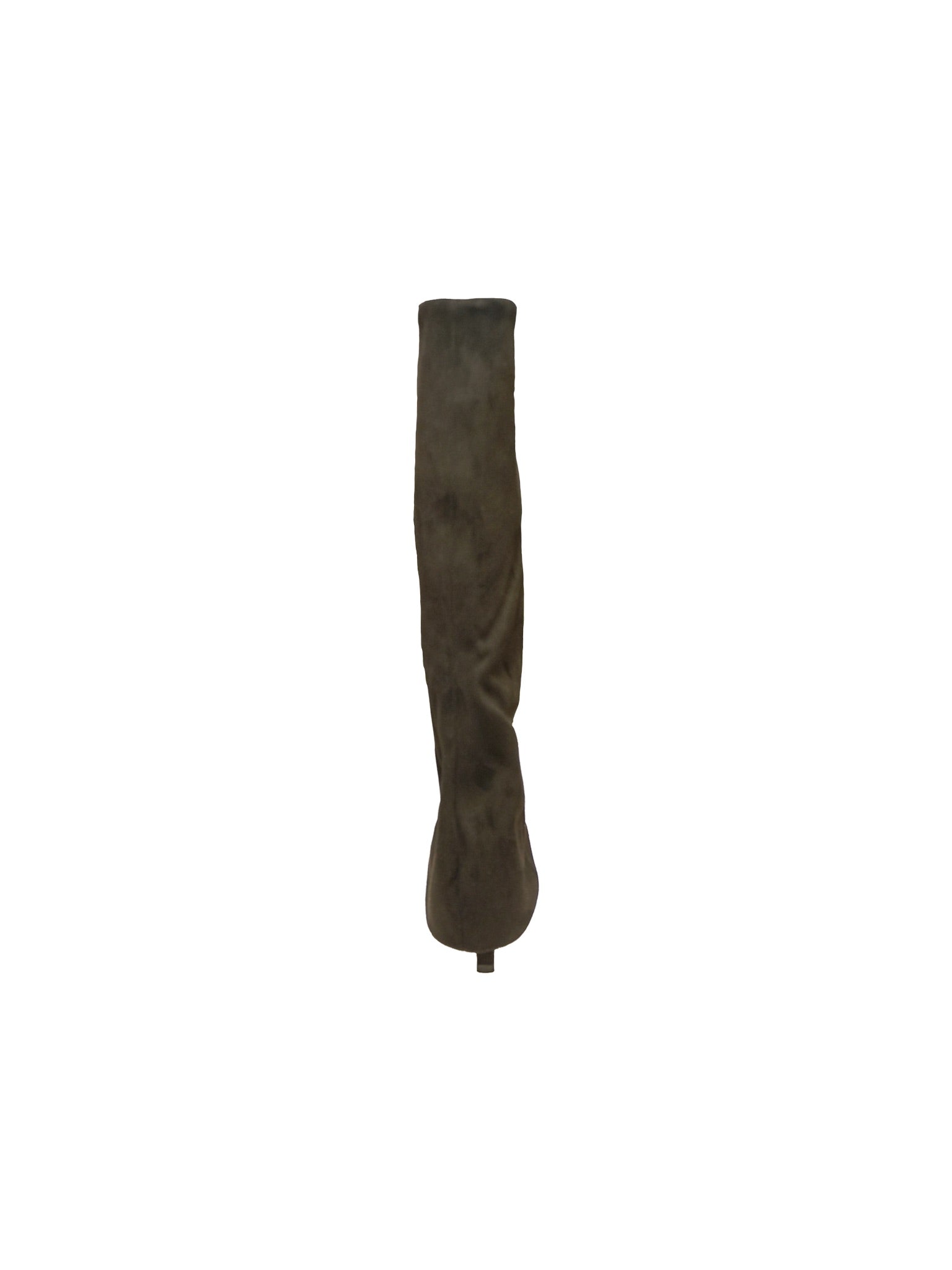 Stivali a gambale in camoscio color nero con tacco basso