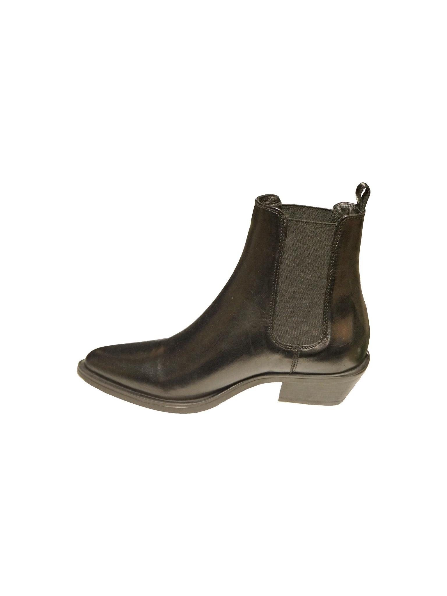 Beatles texano in pelle nera