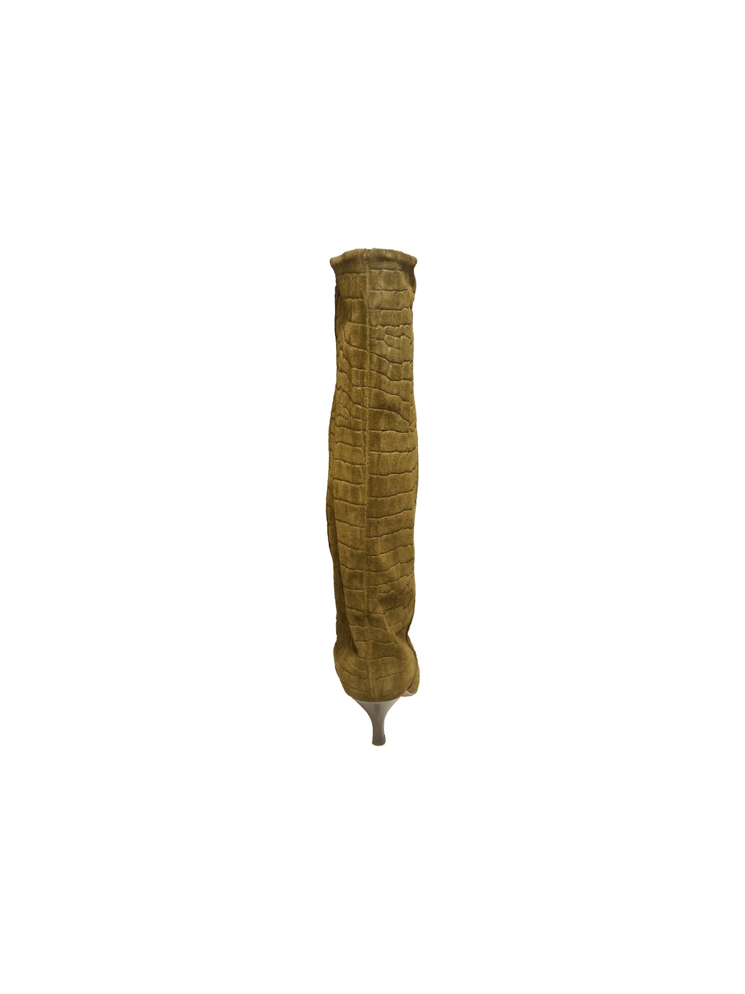 Stivale tubo stampa cocco kaki