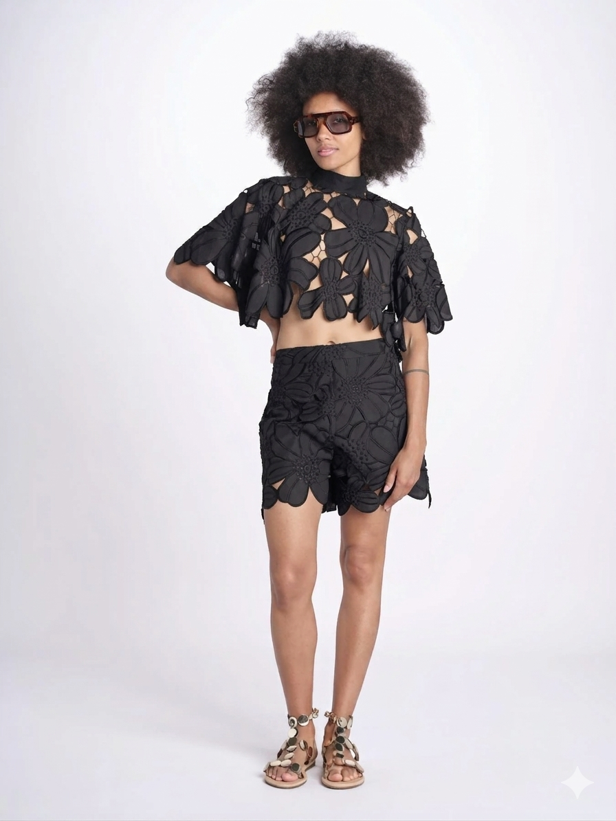 Look completo-M1721 (nero)