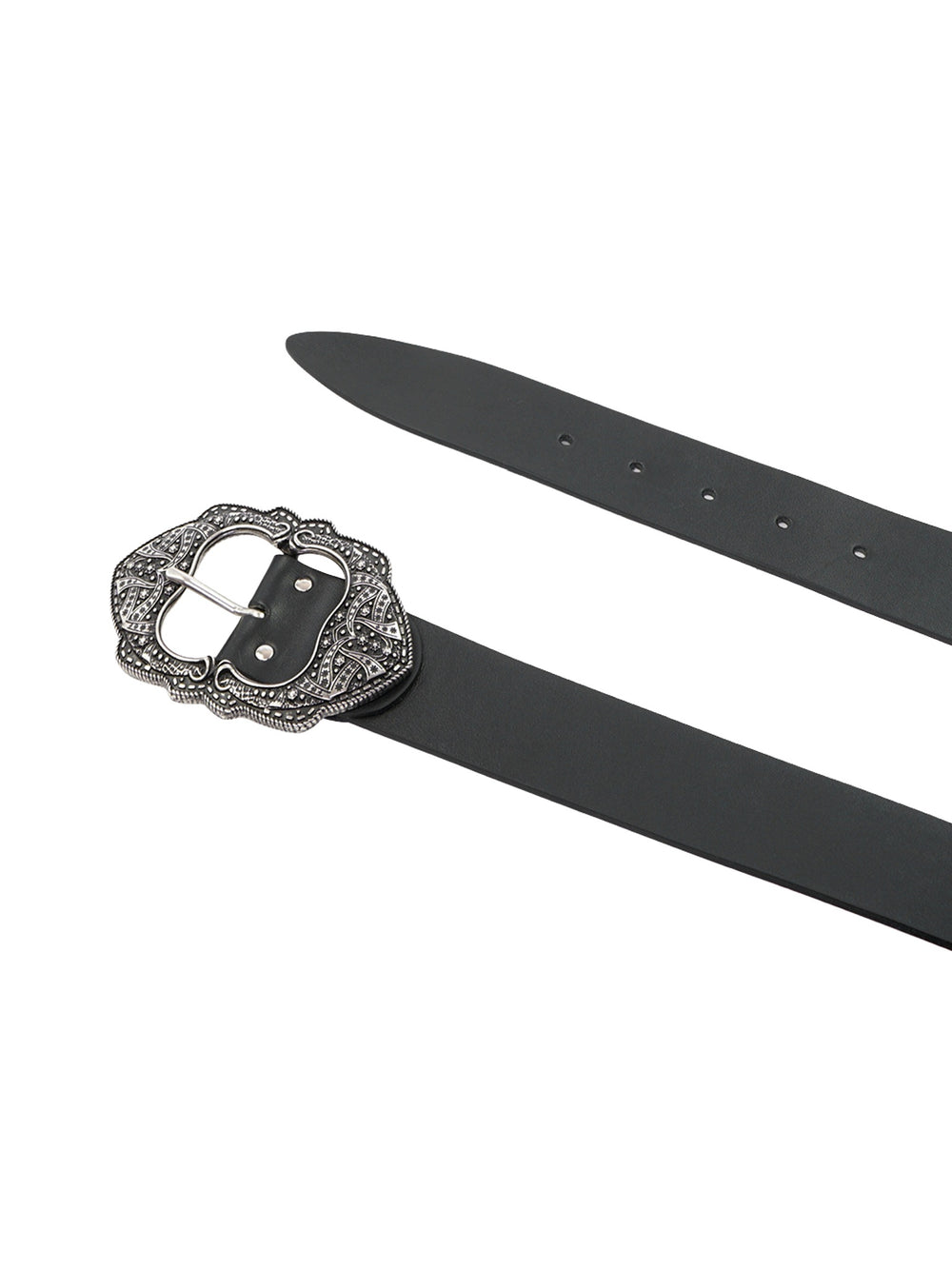 Ceinture en cuir avec boucle vintage