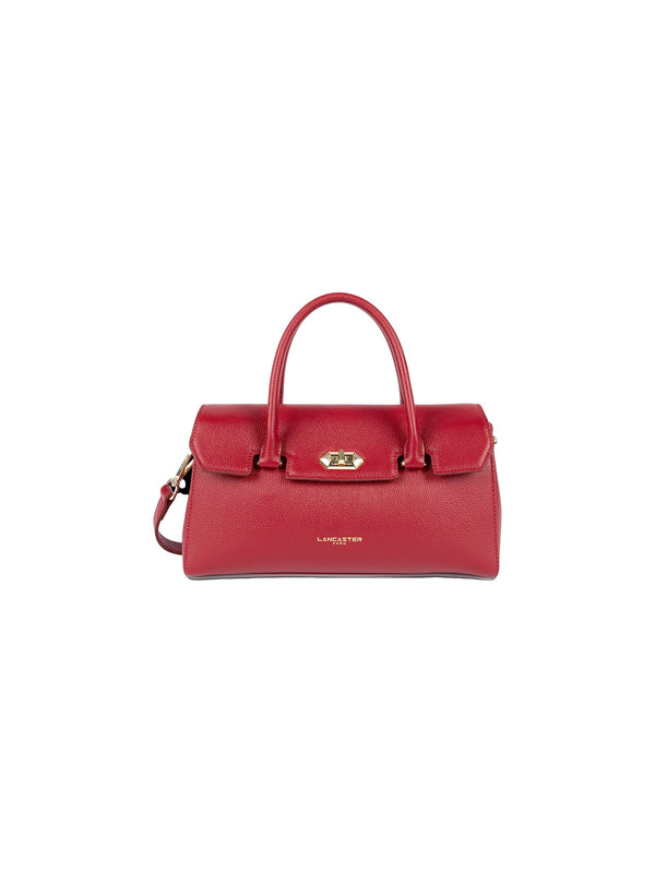 Trotter bag with gold metal details.