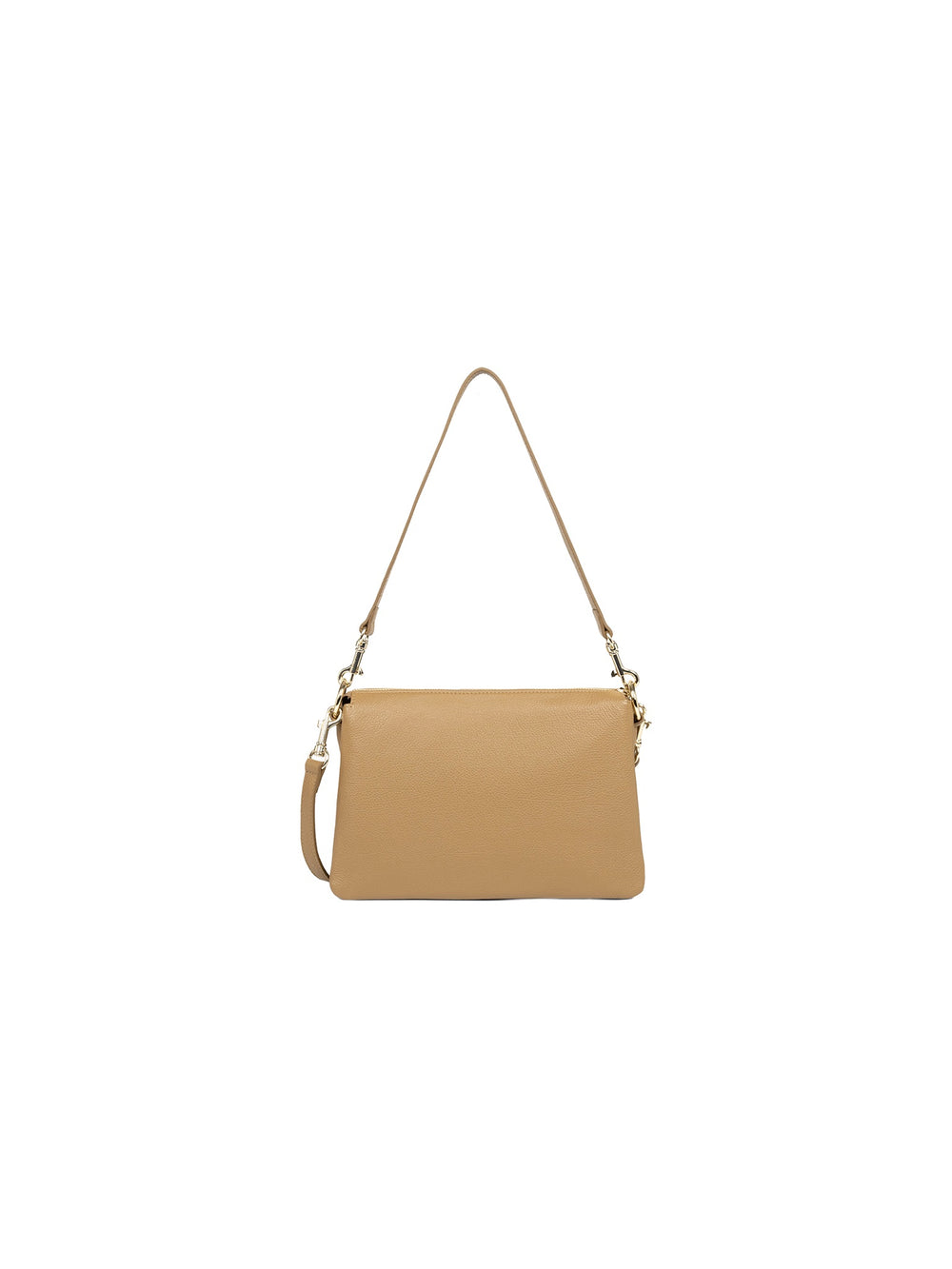Triple gusset shoulder bag