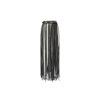 Cintura in pelle con frange lunghe