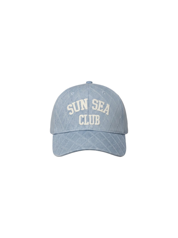 Denim visor hat