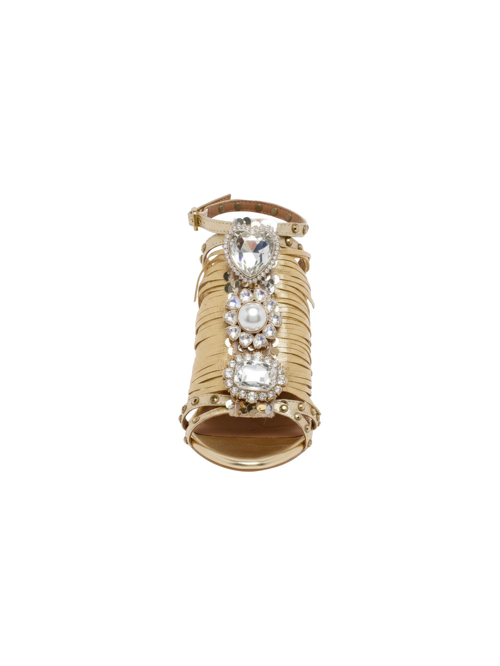Sandale à franges de bijoux