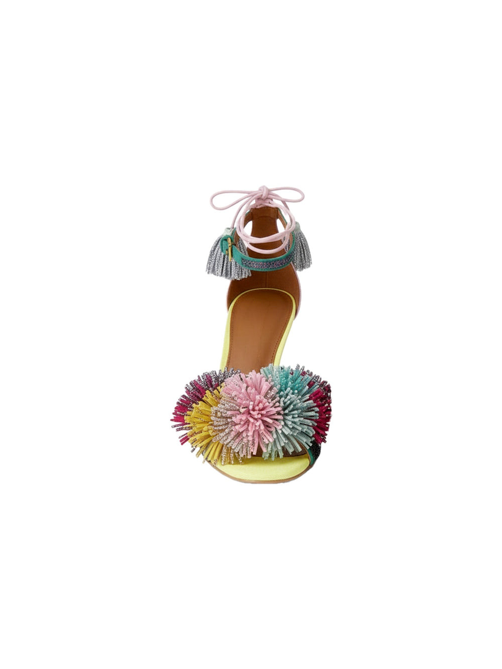 Sandalo con pom pom