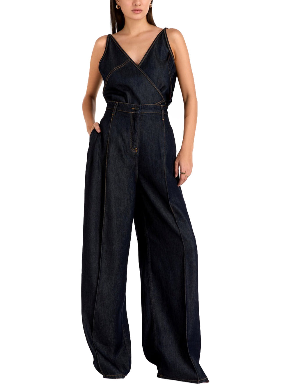 Jeans a palazzo larghi