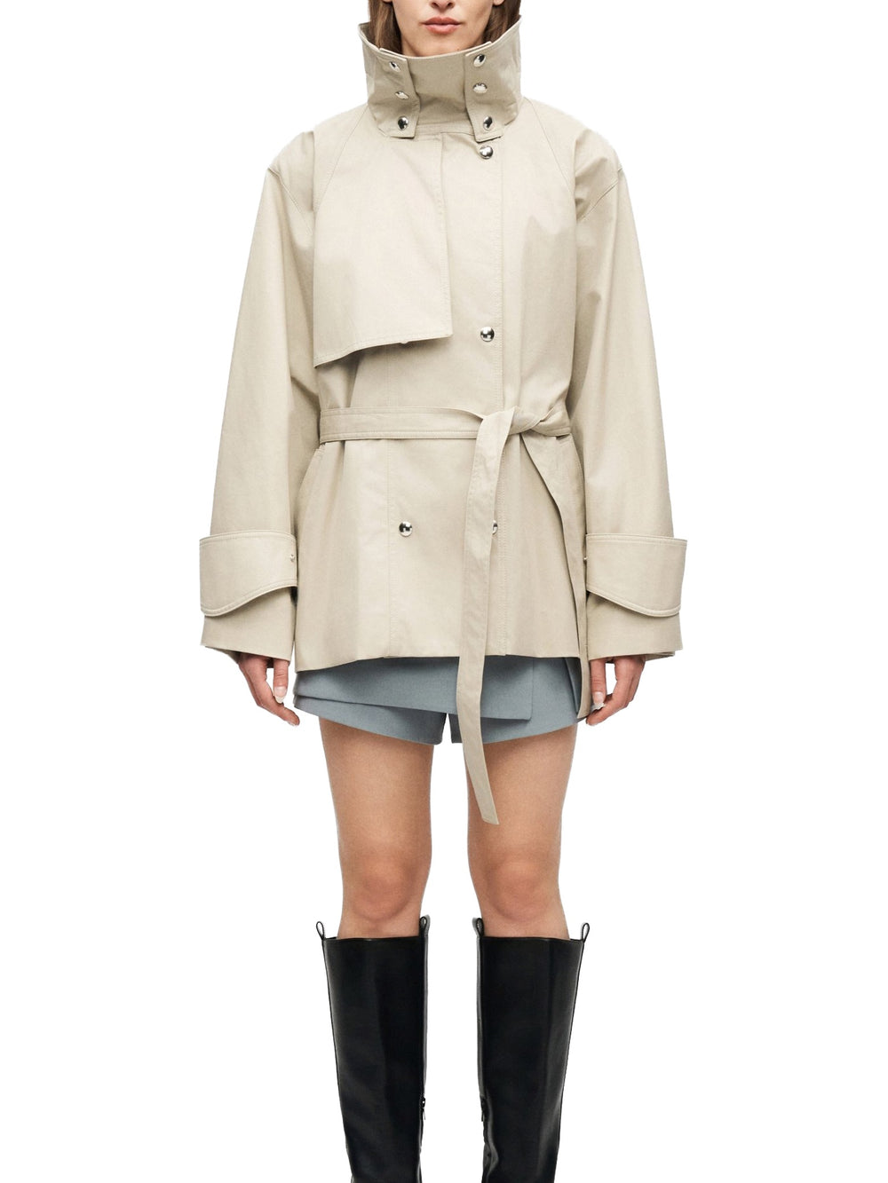 Trench corto oversize