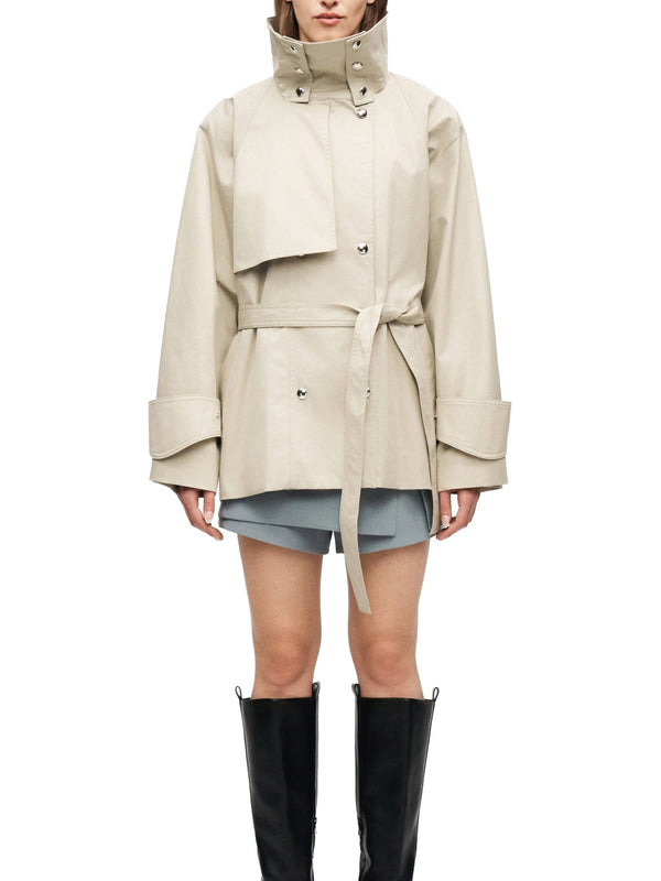 Trench corto oversize