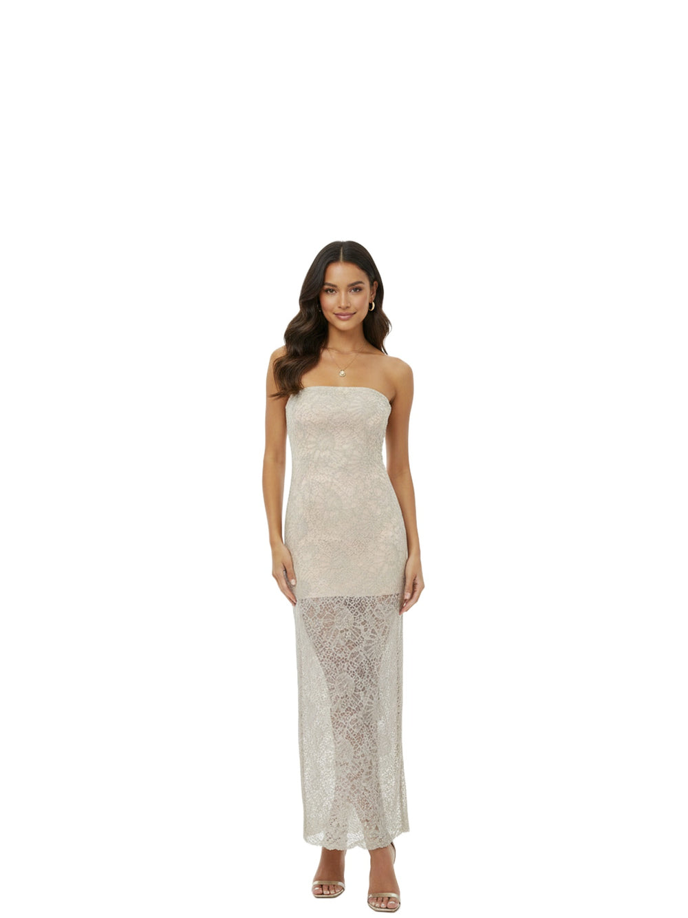 Lace sheath dress