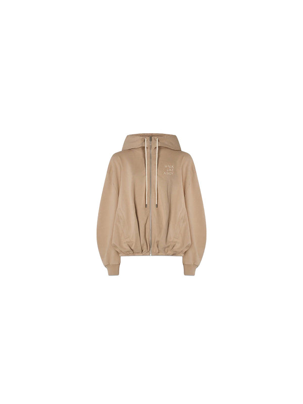 Felpa oversize con cappuccio