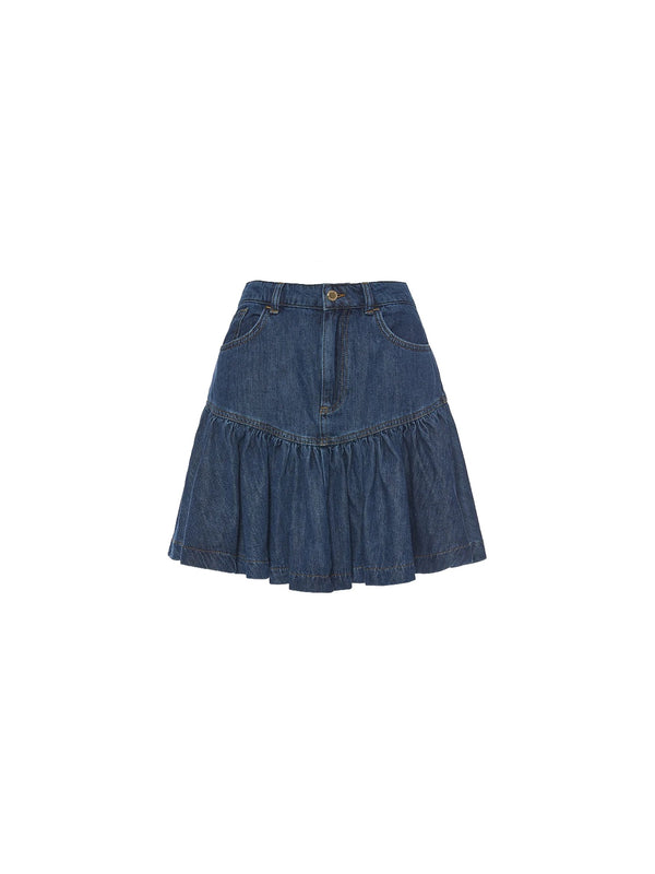 Denim miniskirt