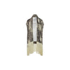 Gilet con frange animalier