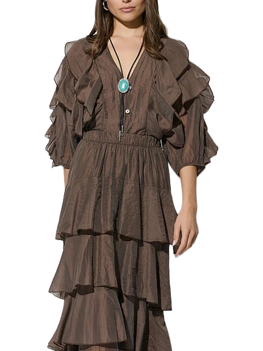 Camicia con volant