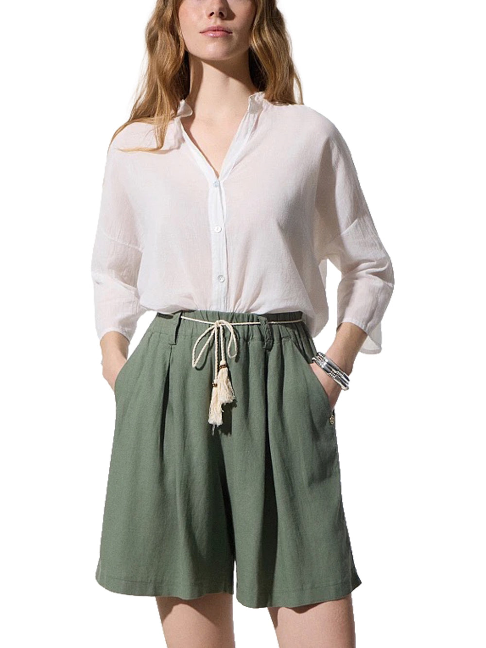 Camicia scollo a V