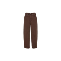 pantalon carotte en coton