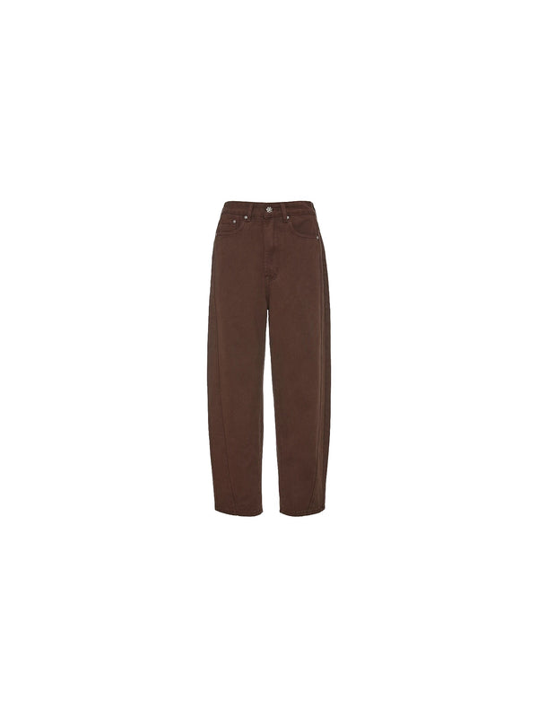 Cotton carrot trousers