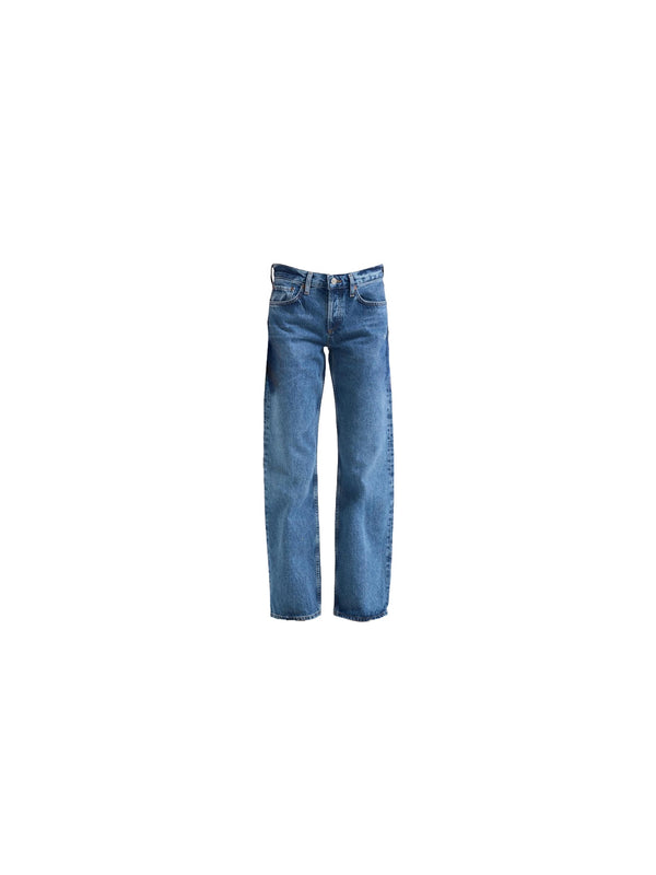 Jeans dritto crop denim