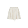 Minigonna rigata con paillettes