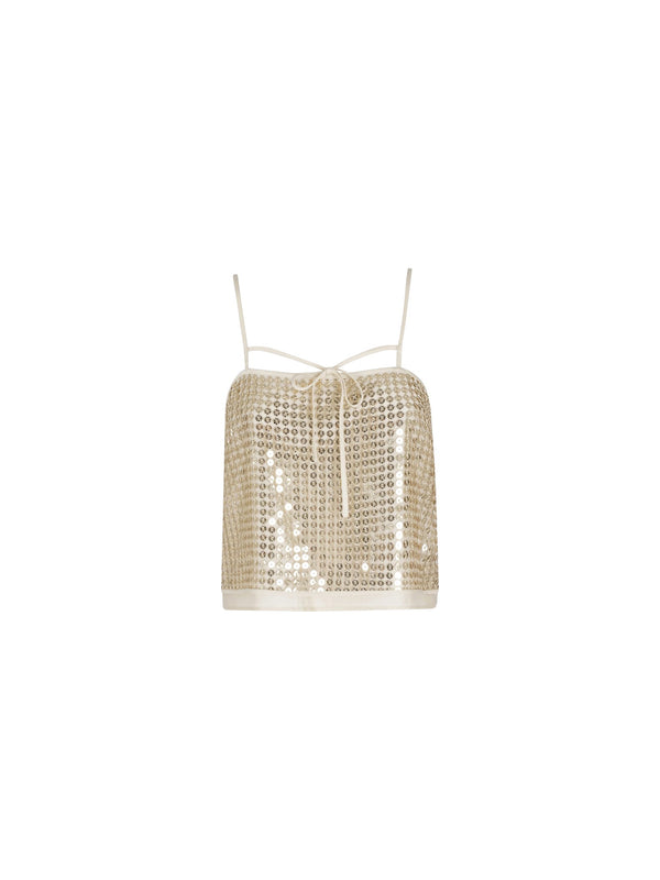 Top con paillettes