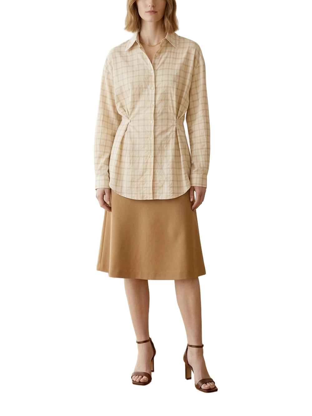 Camicia avvitata a quadri