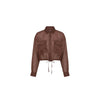 Camicia cropped con taschini