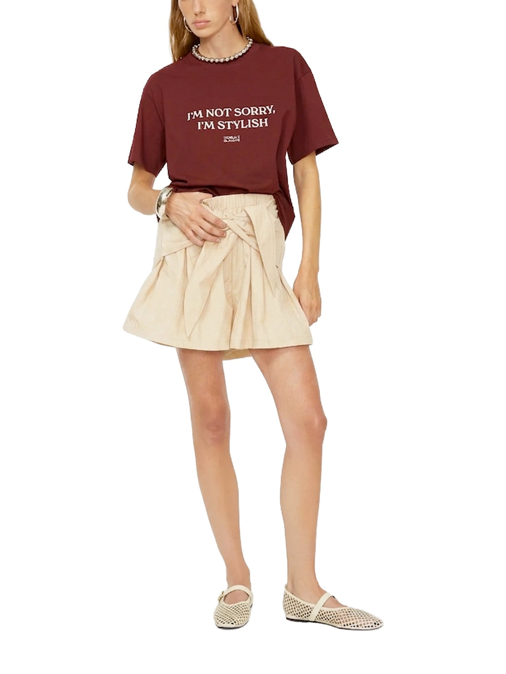 T-shirt con scritta