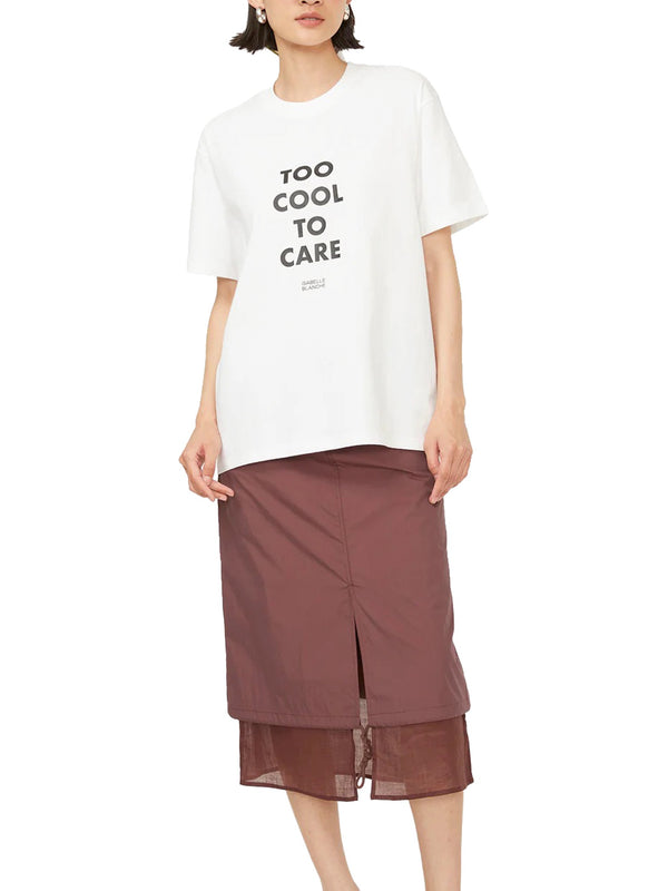 T-shirt con scritta