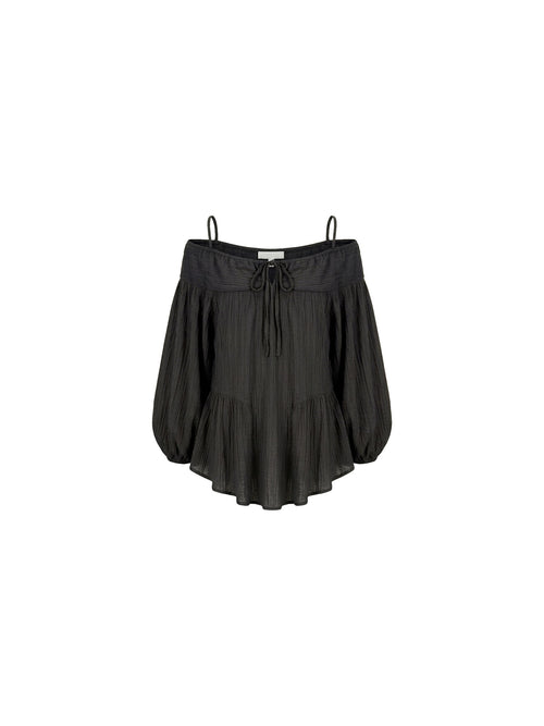 Blusa con scollo omerale